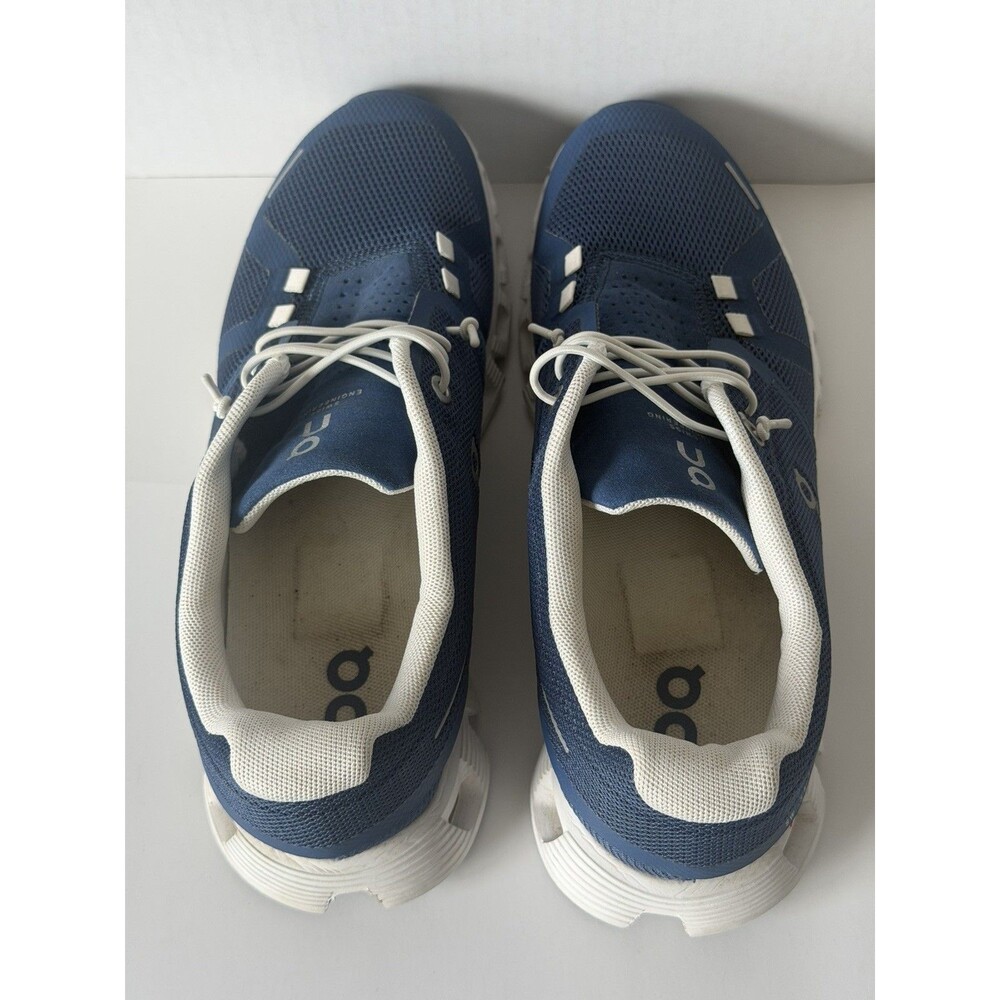 On Cloud 5 Shoes Womens Sz 8 Navy Blue Running Athletic Sneakers Lightweight EUC - Picture 6 of 10
